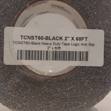 1 Roll 2" X 60 ft BLACK Safety Anti Slip Tape Non Skid Adhesive Grip Coarse Grit