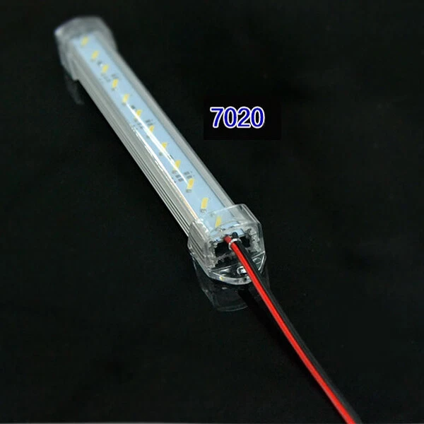 2x LED SMD Strip Grill Car Light Hard Rigid Lamp Tube Aquarium Showcase DC 12V - Image 2 of 4