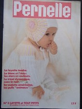 § catalogue ancien laine tricot PERNELLE n° 3 - bébé layette et tout petits