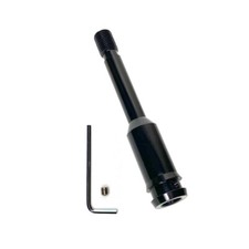 5 Black Straight Shift Knob Extension For Manual Gear Shifter Lever M14x1.5