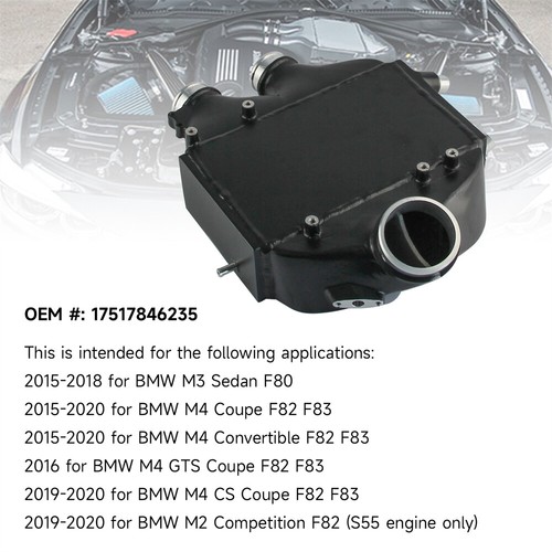 Top mount dual pass intercooler intercooler intercooler for BMW 15-18 M3 M4 (F80 F82) - Picture 6 of 10