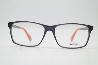Brille WOOW Hurry Up 2 Grau Orange Oval Brillengestell eyeglasses Neu