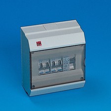 MAINS 230V CONSUMER UNIT CAMPER MOTORHOME HORSE BOX CARAVAN CATERING DOUBLE POLE