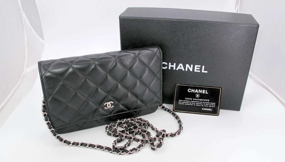 Original Chanel WOC Ladies Handbag W/Box and Dustbag "CREE"******