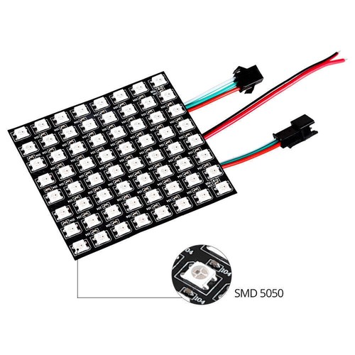 WS2812 LED Pixel Streifen Licht Display Panel Digital Flexibel Bluetooth APP USB - Bild 15 von 26