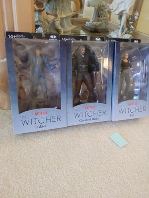 Netflix Witcher Action Figures Set Of 3 Ciri, Geralt And Jaskier