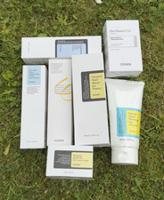 COSRX Facial Skincare Set Oil-Free Hyaluronic Acid Vit C Cleanser Toner Serum