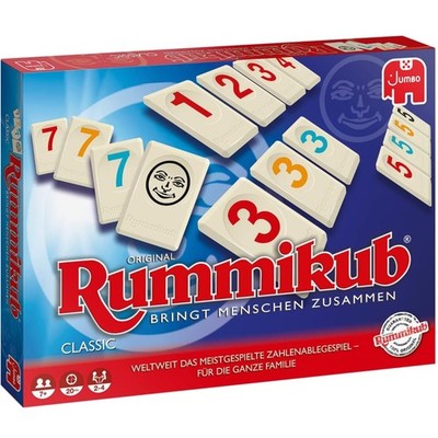 Familienspiel  Rummikub Classic: Strategie und Spaß für 2-4 Spieler!