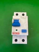 Techna Rtec X3 2C20-030 C20 20A 30mA Double Pole RCBO