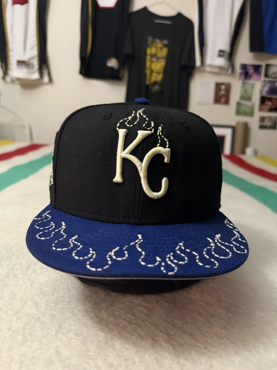 Casquette Vintage Kansas City Royals - World Series 1985 - Maille Bleue