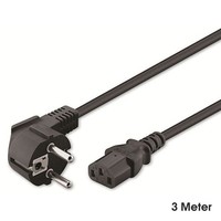 Goobay KaltgeräTekabel Nk 101 S-300, 3 M, Schwarz, KaltgeräTekabel, 3 Meter