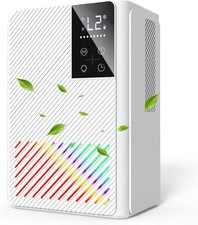 2500ML Dehumidifier for Home Quiet Electric Drying Clothes Auto-Defrost Bathroom