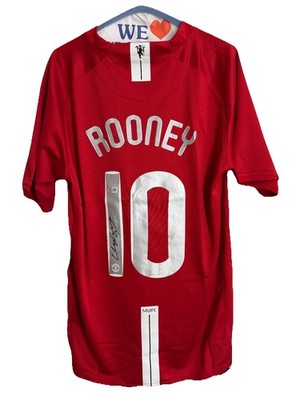 Wayne Rooney 10 Manchester United 2007-2008 - Signed Football