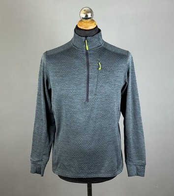 RAB ZAWN PULL ON Blue/Gray Fleeve Lightweight Technical Midlayer Size M
