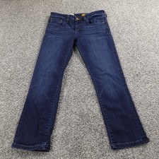 Pilcro Jeans Womens 29 Dark Blue Denim Pants Mid Rise Boot Stretch Anthropologie