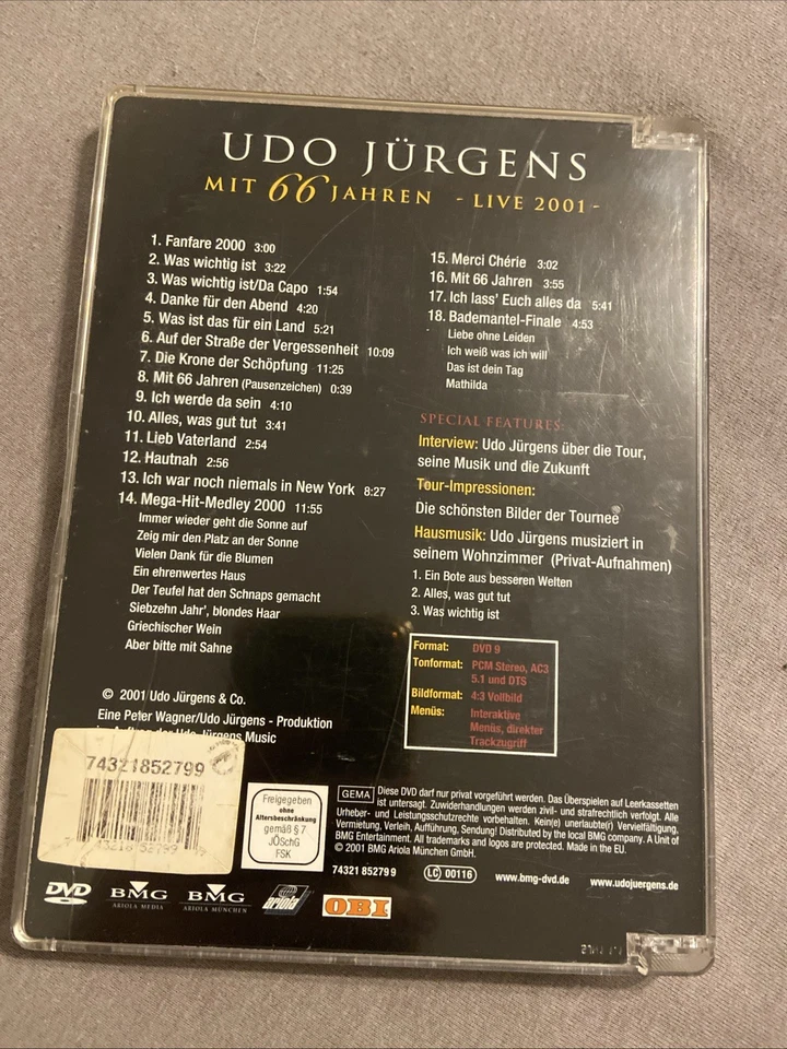 Udo Jürgens: Mit 66 Jahren - Live 2001 - Bild 2 von 2