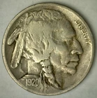 1920 Buffalo Nickel Very Fine Circulated Condition US Type Coin 5c