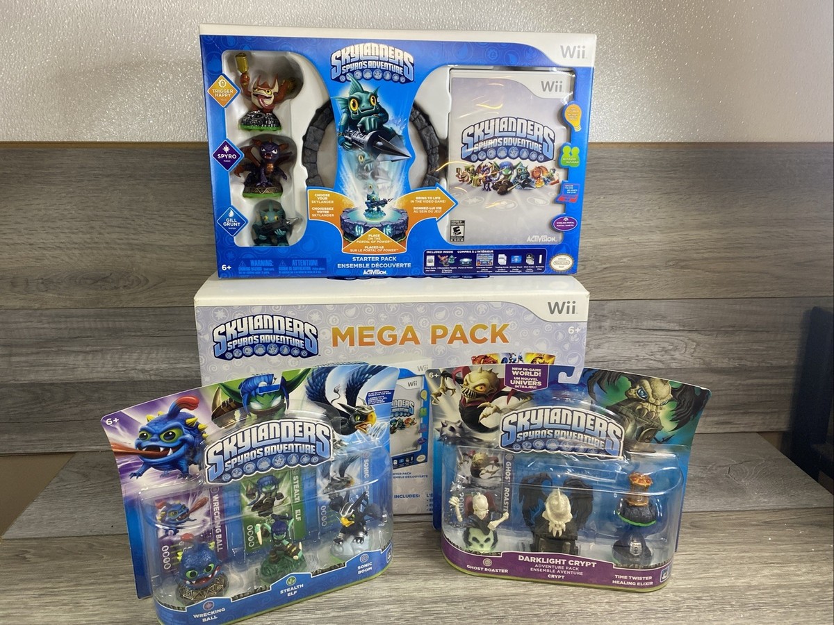 Skylanders: Spyro's Adventure Mega Pack (Nintendo Wii, 2011) NEW