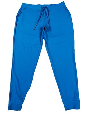 Greyson Womens Pants Joggers Phoenix Large (OSFM) Blue Bird Nylon Spandex