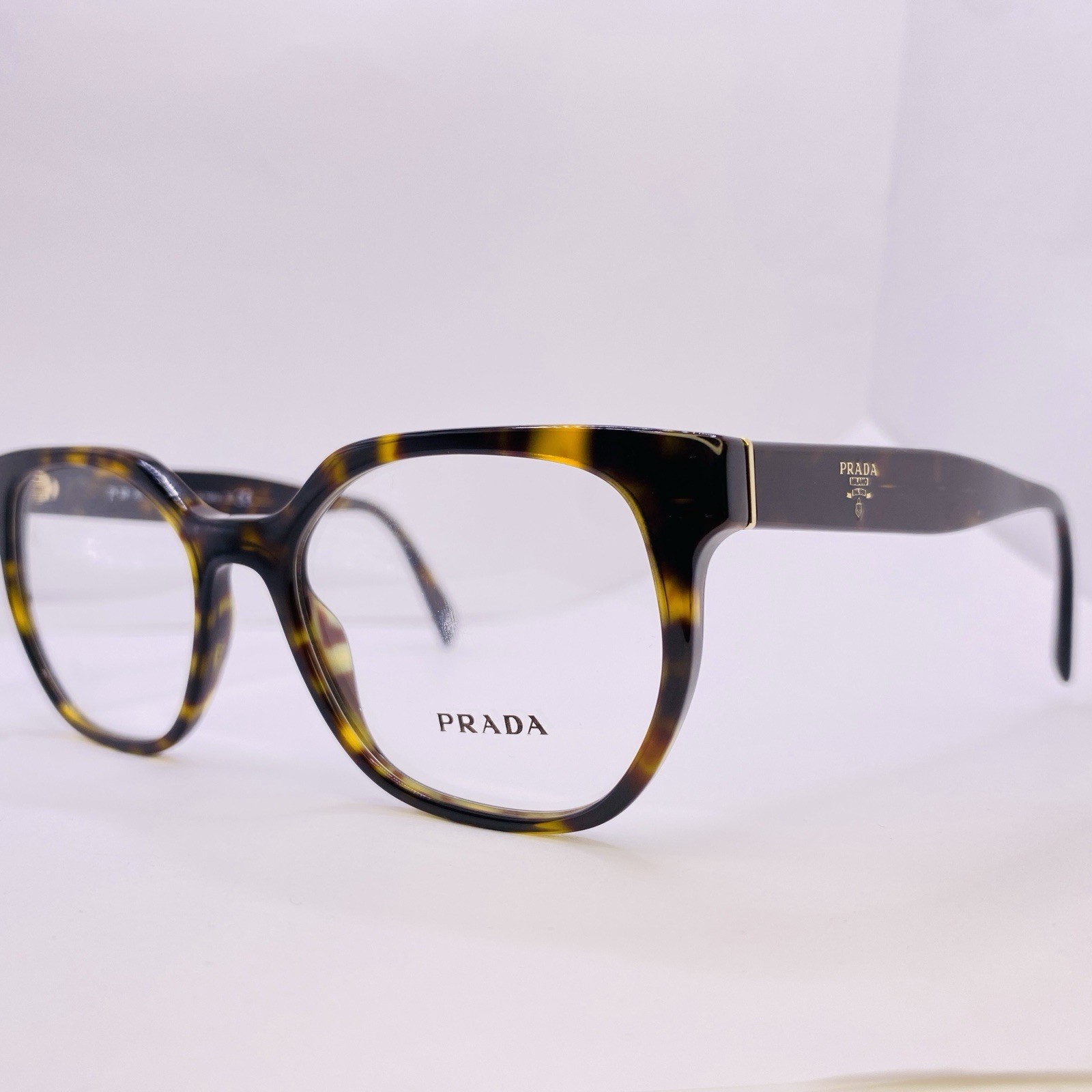 Prada Milano Eyeglasses Frames VPR 02U 2AU-1O1 50 [] 17 140 MM Havana Tortoise