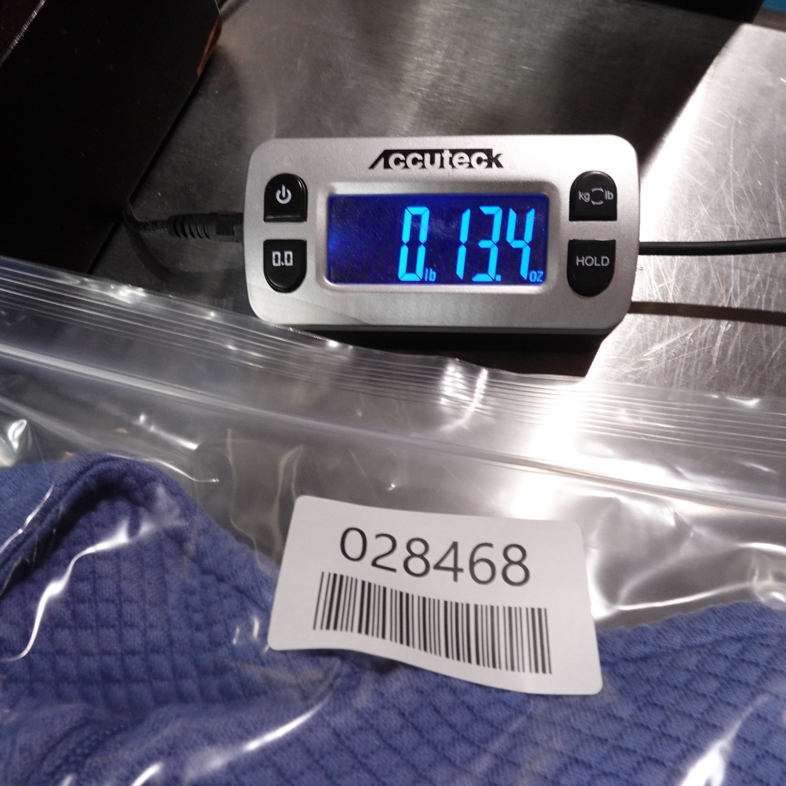 Walter Hagen Womens Clubhouse Full Zip Jacket Mid Blue Textured Small NEW