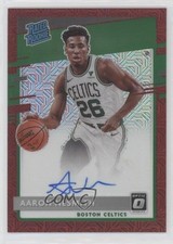 2020-21 Panini Donruss Optic Choice Red Prizm Signatures Aaron Nesmith Auto 0s5s