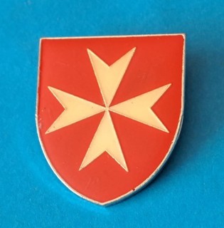 Große Malteser Hilfsdienst Brosche