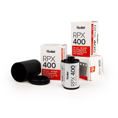 3x Rollei RPX 400 135-36 35mm Kleinbildfilm S/W B/W Schwarzweißfilm Film