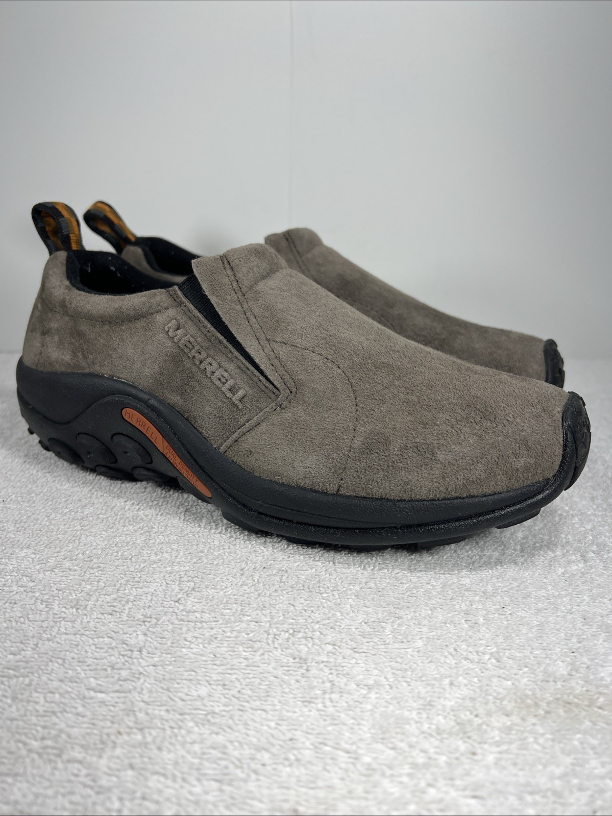 Scarpe Merrell Jungle Moc da donna taglia US 9 5 Gunsmoke marrone scamosciato outdoor J60788