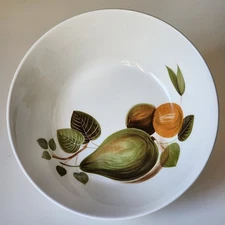 MCM Johnson Brothers JB395 8" Serving Soup Bowl Ironstone England Pear Orange