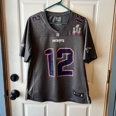 Fanatics Pro Line NFL Women s Patriots Tom Brady Short Sleeve Top Size Large