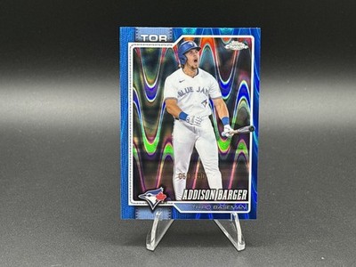 2026 Addison Barger #276 Blue Ray Wave Refractor /150 Blue Jays