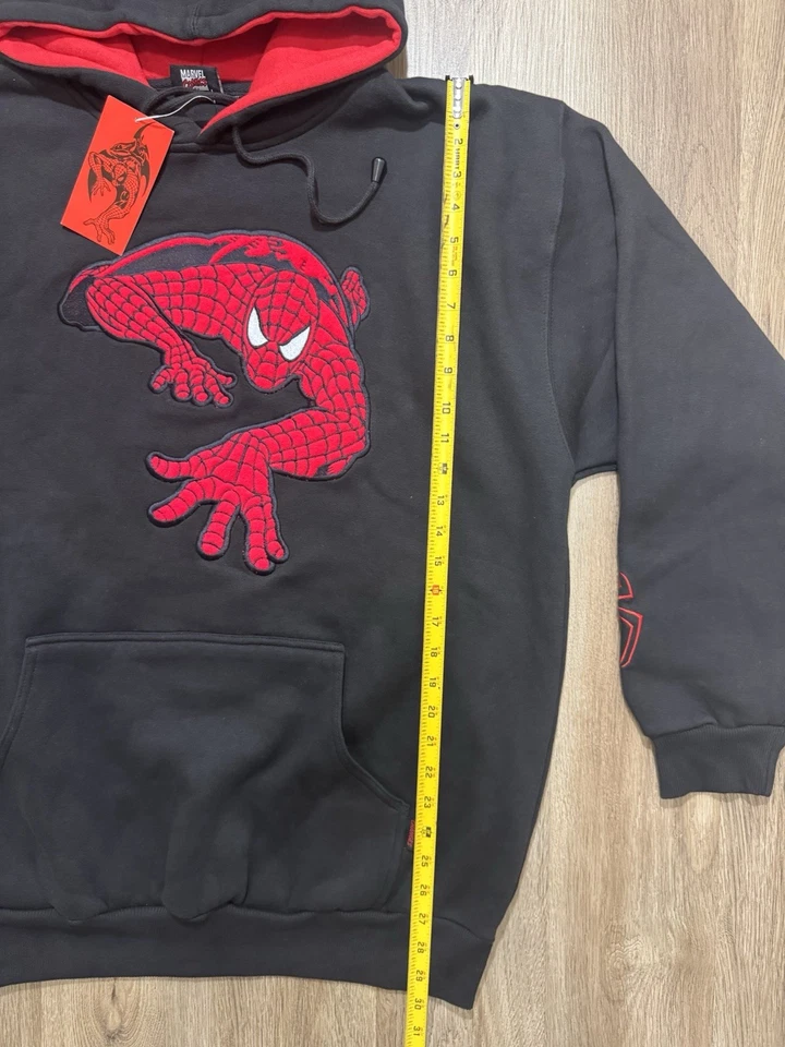Sudadera con capucha vintage 2002 Marvel Spiderman talla XL Foto 2 de 4