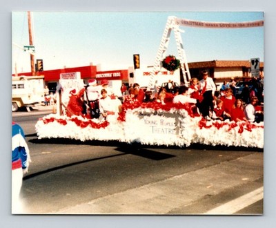 Christmas Parade Float 1980s Snapshot Photograph Young People's Theatre