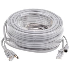 5-30M RJ45 + DC Power Extension Cable for CCTV IP Camera NVR