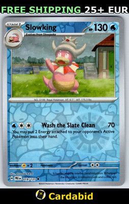 Slowking - PRE #019/131 SV: Prismatic Evolutions Reverse Holo Oswaldo KATO NM