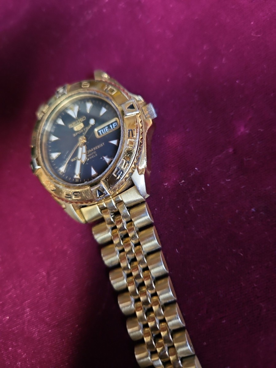 SEIKO 5 Sports 自動巻き 時計 7s36-00y0 ゴールド Seiko 5 Sports Gold Men's Watch - 7S36-00Y0 for sale online | eBay
