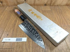 Japanese Chef's Kitchen Knife DEBA Vintage hocho OLD BLACK Japan 150/285mm LL139