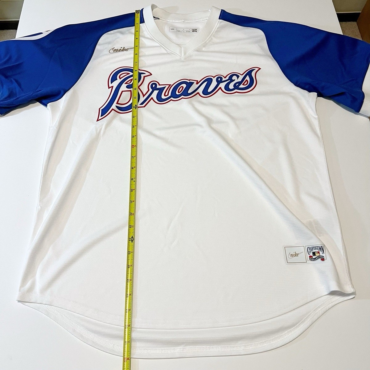 Nike Atlanta Braves Cooperstown Collection Baseball Jersey Mens L