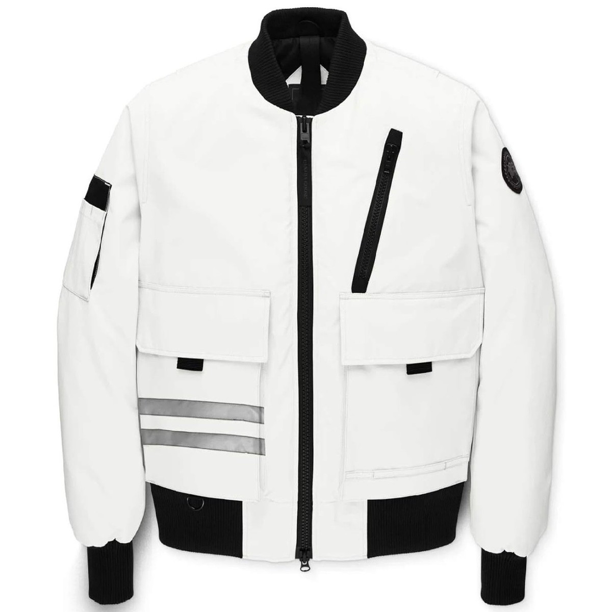 CANADA GOOSE 7991MB KIRKFIELD Down Bomber Jacket Black Label Backpack  Straps S-M