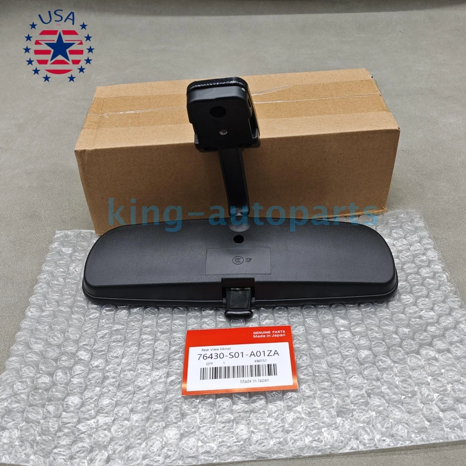 New !Interior Rear View Mirror For Honda Civic 1.6L 1996 1997 1998 1999 2000 USA - Image 3 of 4