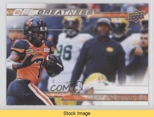 2023 Upper Deck CFL CFL Greatness Lucky Whitehead #CG-LW READ 4et