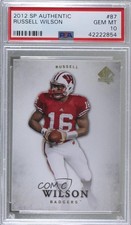 2012 SP Authentic Russell Wilson #87 PSA 10 GEM MT 0a1