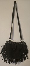 Bolso Bandolera Boho Vintage con Flecos para Mujer Gamuza Cartera con Flecos Occidentales...