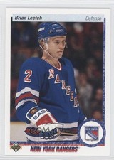 1990-91 Upper Deck Brian Leetch #253 HOF 02v3