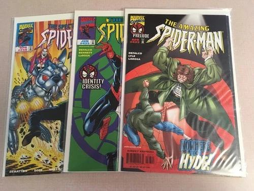 Spider-Man lot comics Spectacular & Amazing 256 433 435 HG