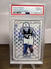 2024 Panini Phoenix - Contours Laiatu Latu #CON-LLU Purple (RC)