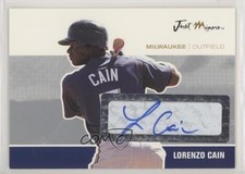 2007 Just Minors Just Auto Silver Auto 5/10 Lorenzo Cain #JA-07 Auto 0f6