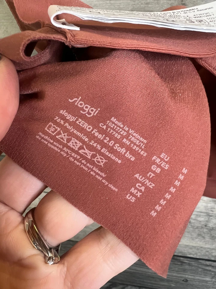 Бюстгальтер-бюстгальтер Sloggi Zero 2.0 Feel средний коричневый мягкий без проводов комфортная посадка - Изображение 3 из 4