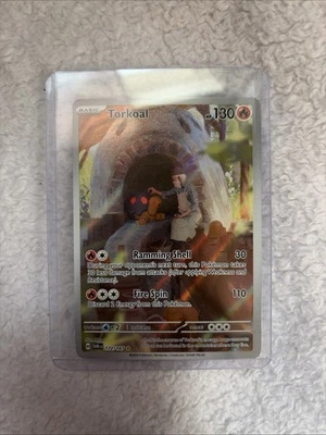 Torkoal 172/167 Sv06: Twilight Masquerade Illustration Rare Full Art Holo - Image 1 of 2